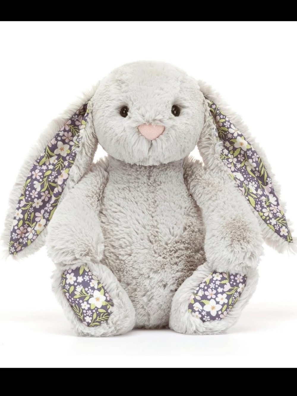 Bashful Silver Bunny 'Bloom' - Original 12 Inch by Jellycat